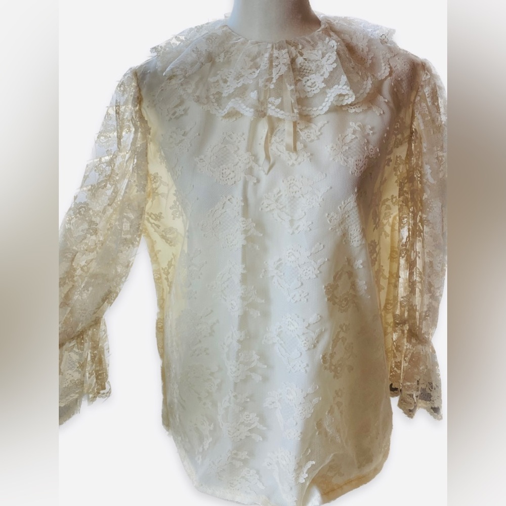 RARE Vintage Edwardian Lace Blouse 🪽